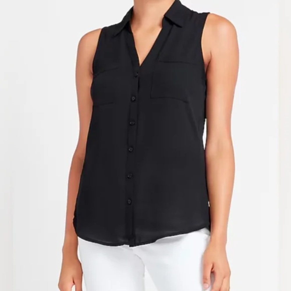 Express Black Portofino Shirt